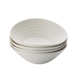 Sophie Conran for Portmeirion - White Cereal Bowls 19cm (Set of 4)