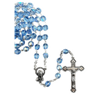 Rosary Beads Crystal Ab 7mm - Blue