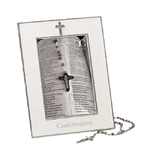 Roman Inc Caroline Collection - Confirmation Photo Frame With Rosary Beads