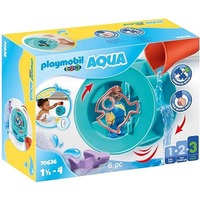 Playmobil 1.2.3 AQUA - Water Wheel with Baby Shark
