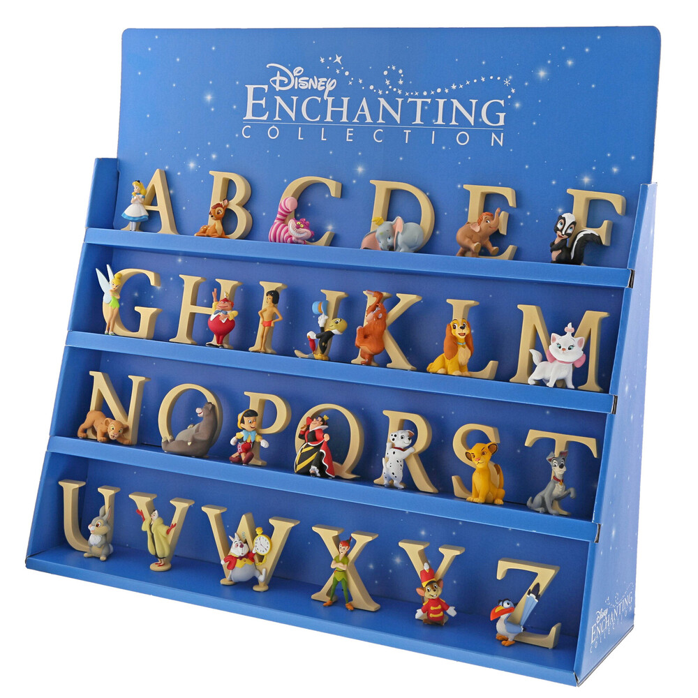 Disney Enchanting Alphabet - A to Z (Set of 26 Letters and Display Stand)