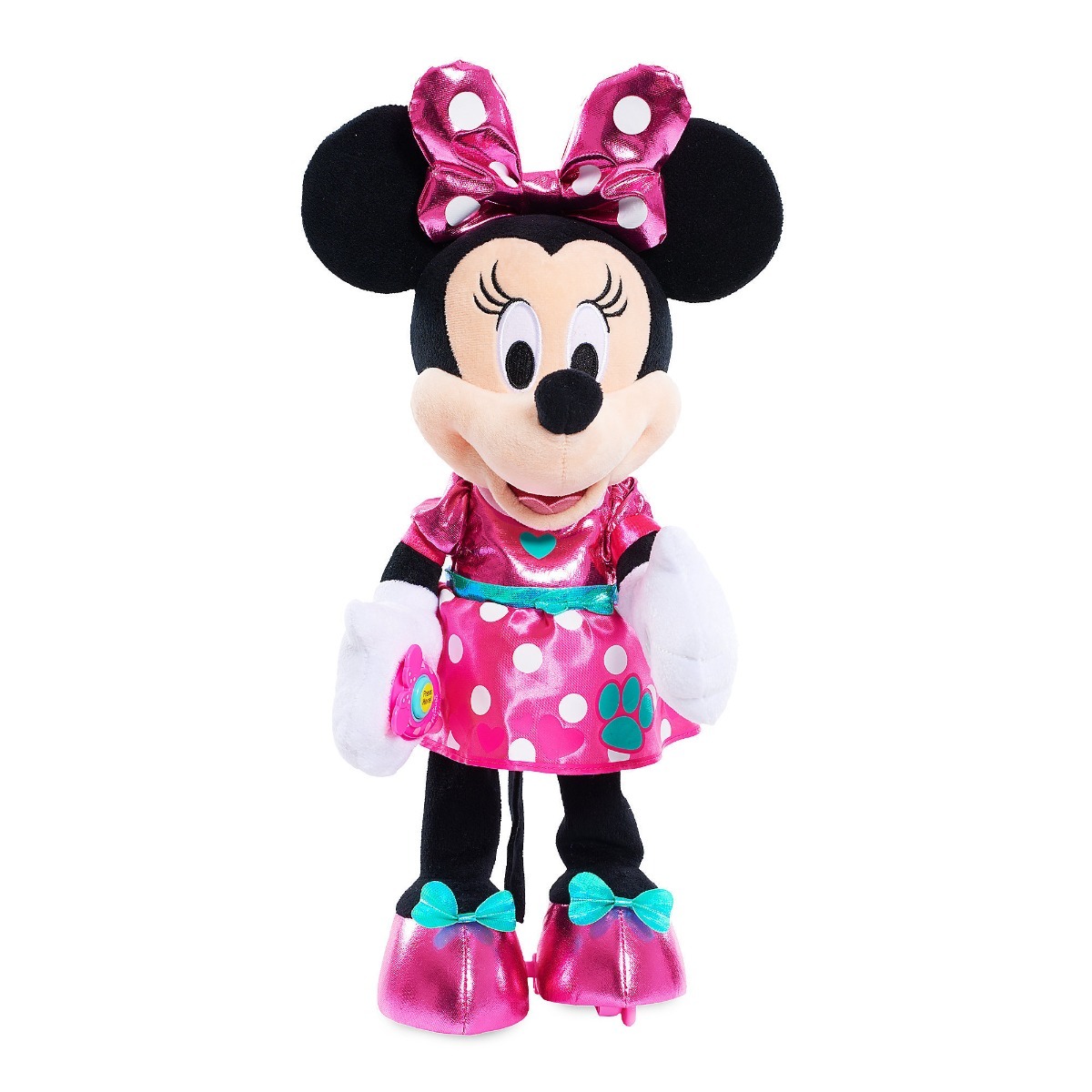 Minnie walk & shop play puppy feature plush