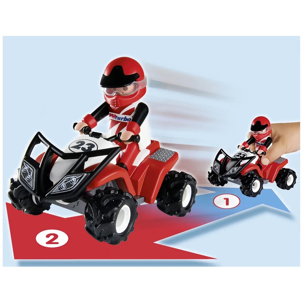 Playmobi 4229 Racing Quad (w/pull-back action) - NEW