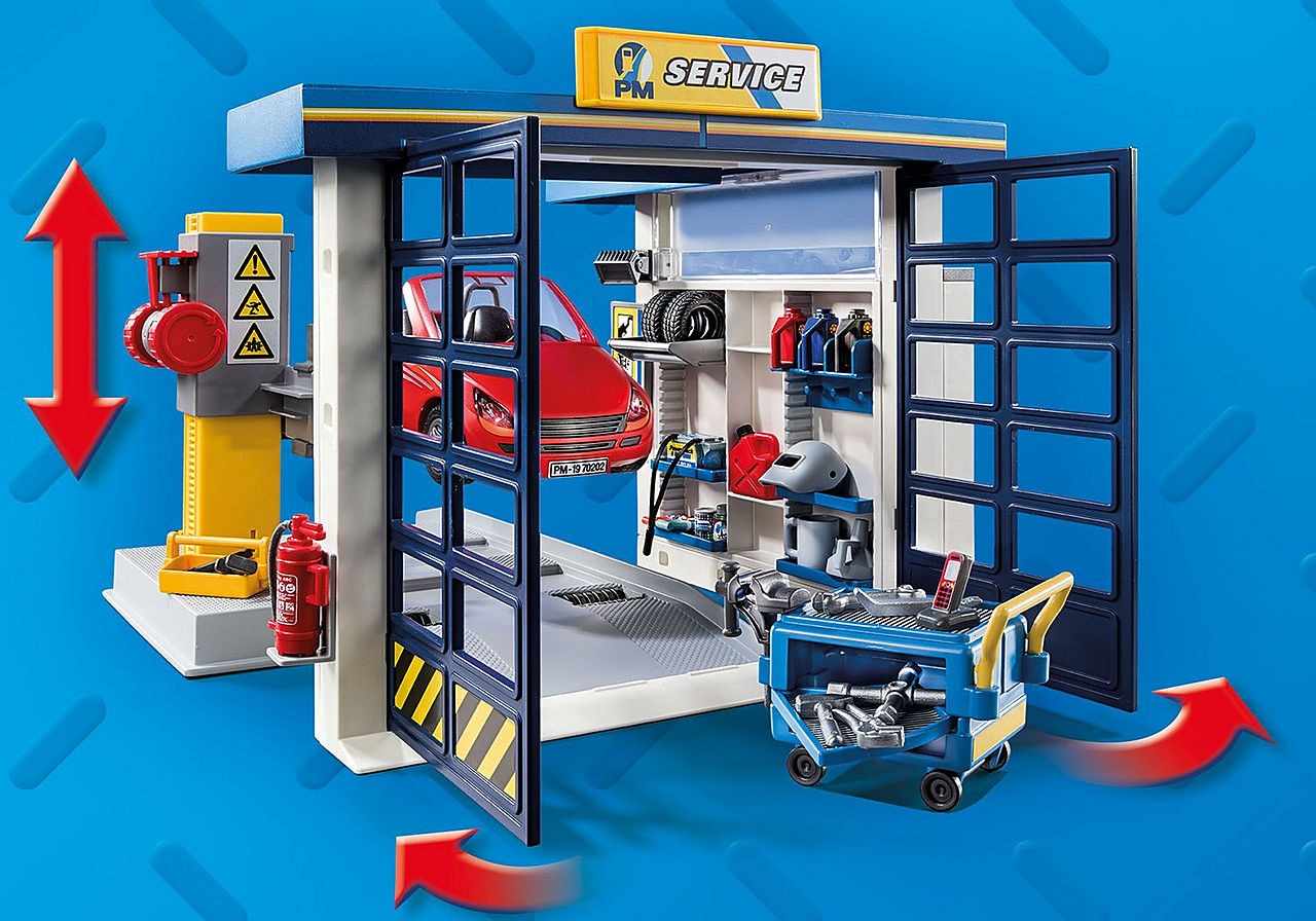 Playmobil City Life Car Repair Garage