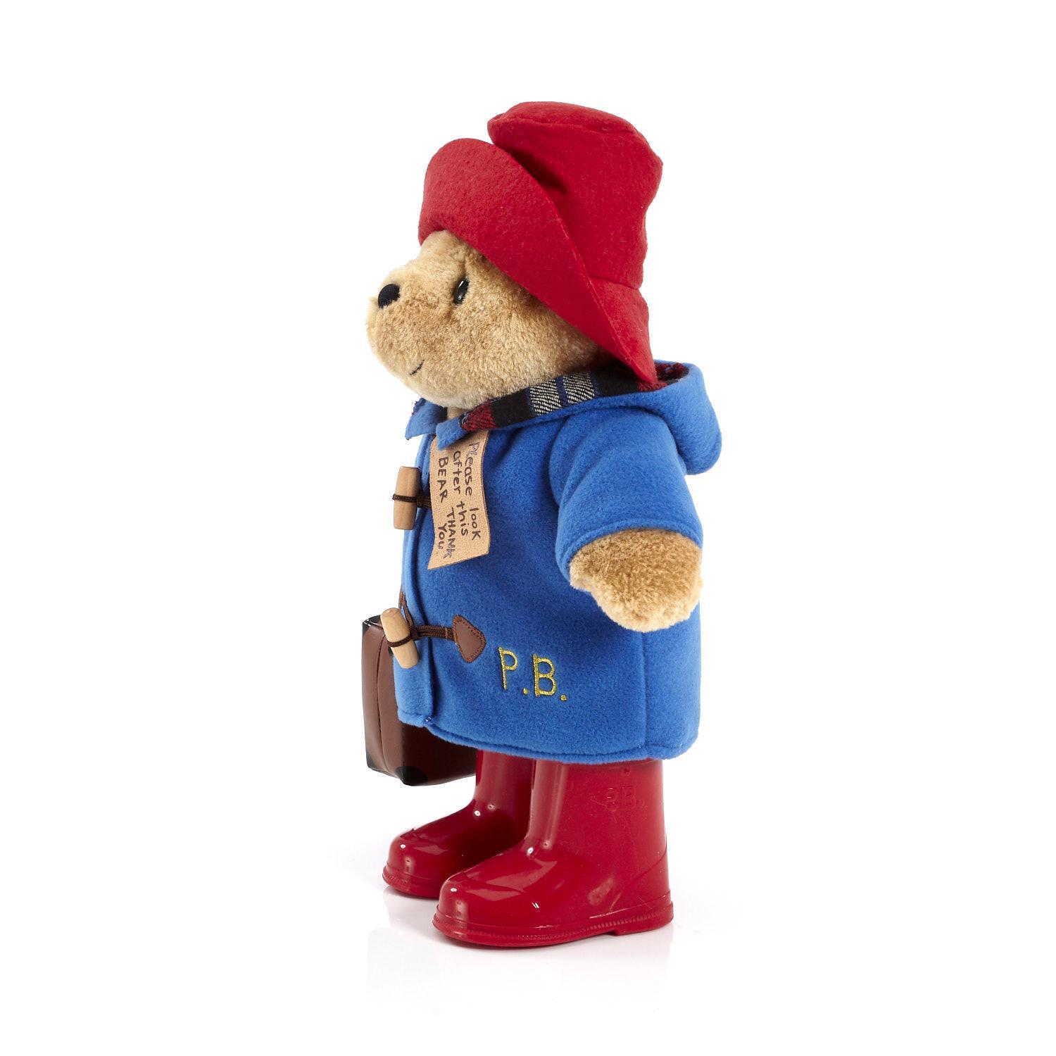 NEW Paddington Bear with Boots and Suitcase Large 34cm Plush Toy *FREE AU  POST!*