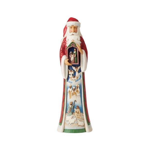 Heartwood Creek Classic Tall Santa Holding Stable