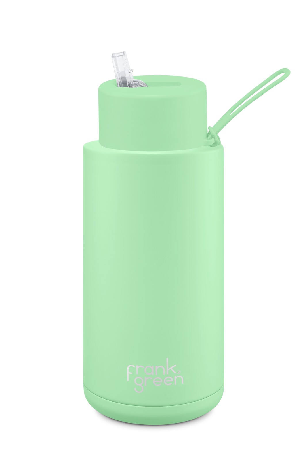 frank green Ceramic Reusable Bottle 1L - Straw Lid - Mint Gelato