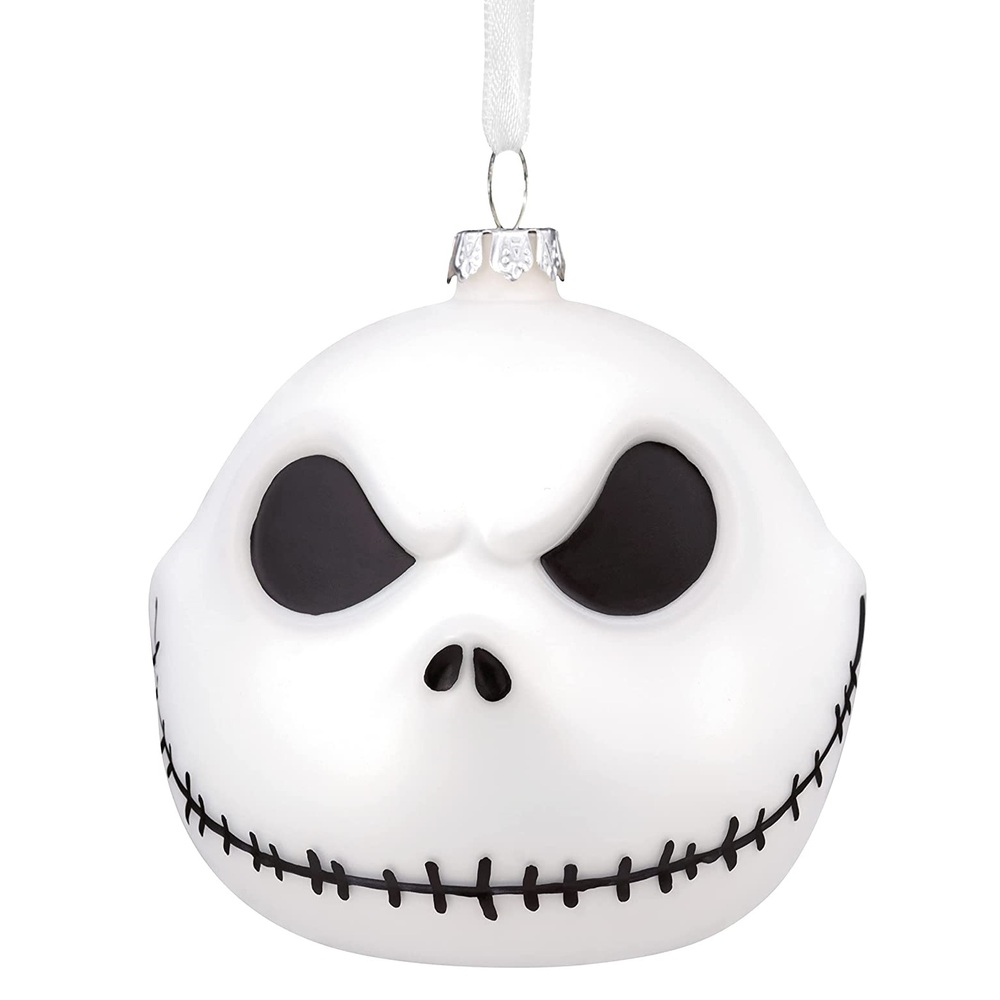 Hallmark Blown Glass Hanging Ornament Disney Nightmare Before