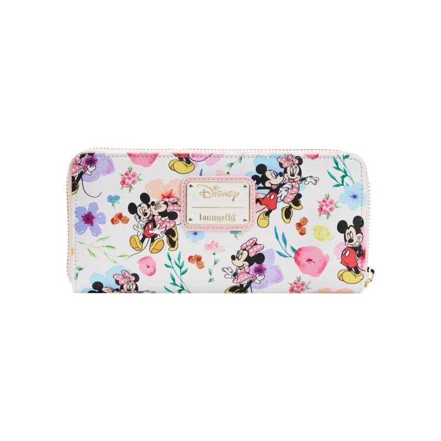 Loungefly Disney Mickey And Minnie - Floral Wallet