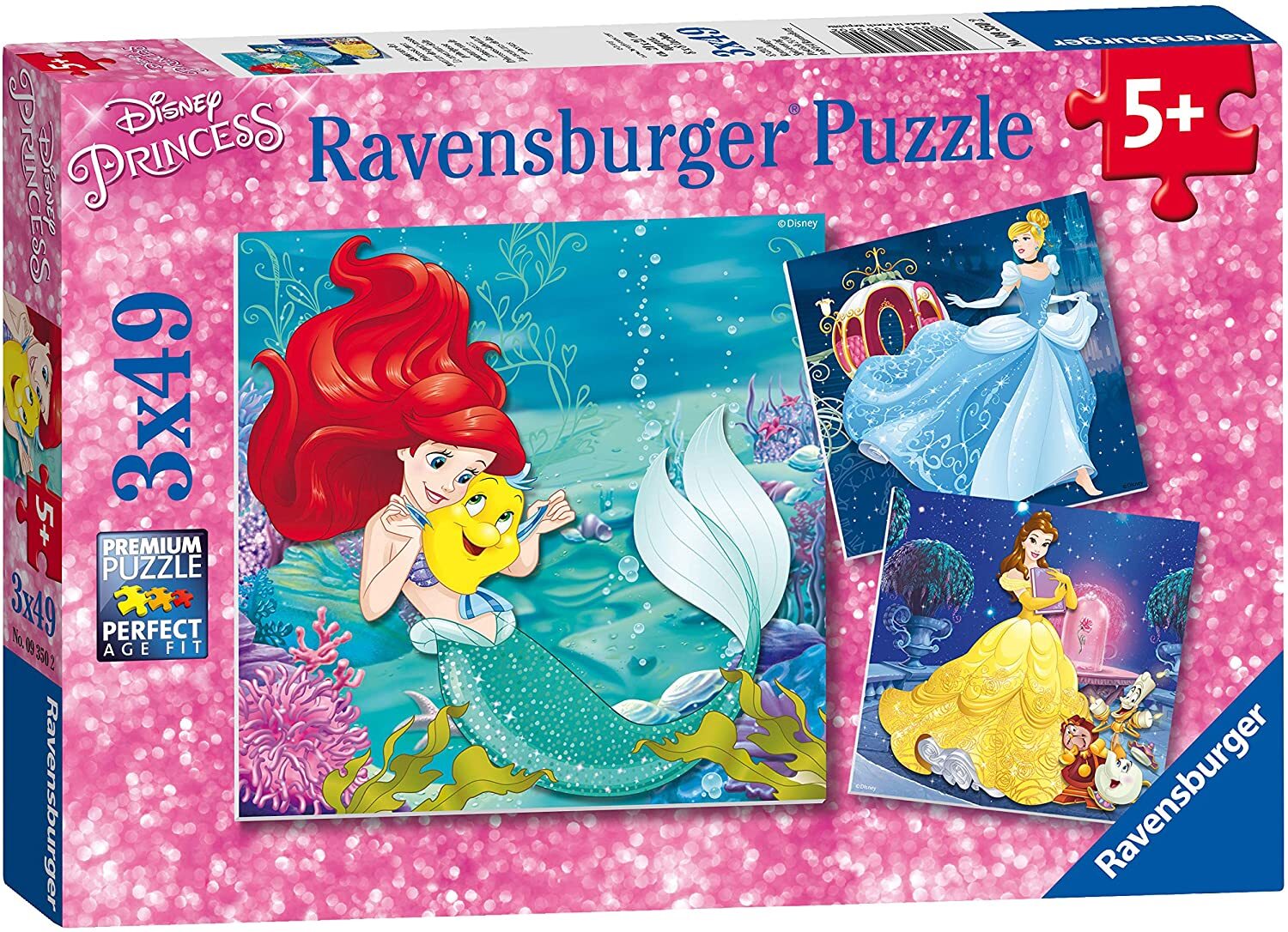 The Adventures of Bluey Jigsaw Puzzle, 3x49pcs.