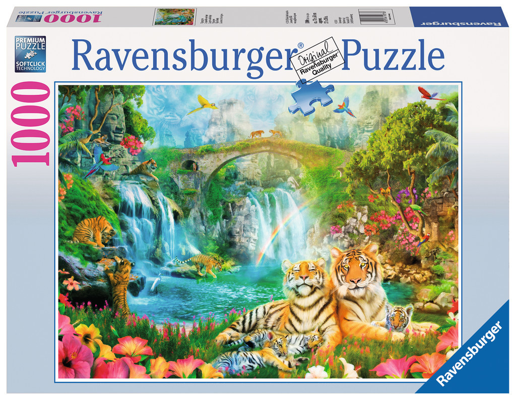 Ravensburger Puzzle 1000pc - Tiger's Repose