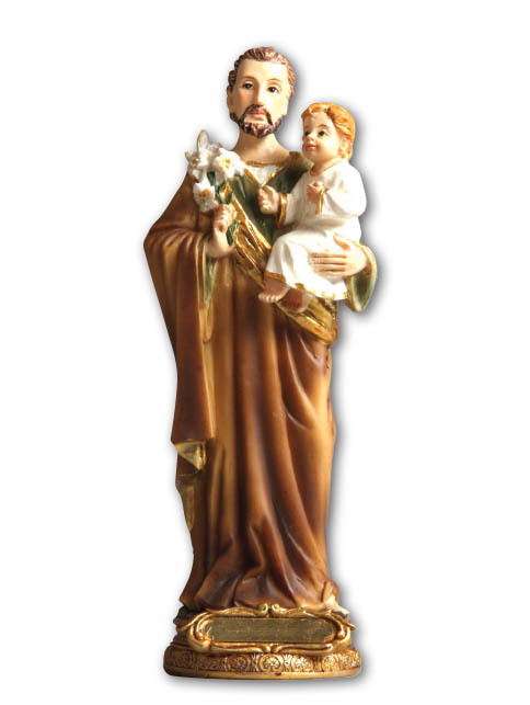 St Joseph 20cm Resin Statue   STR816 