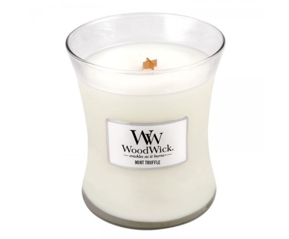 WoodWick Christmas Collection Medium Candle - Mint Truffle
