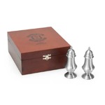 Royal Selangor Crown & Rose - Salt and Pepper Shakers