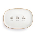 Winnie The Pooh Gifting - Sit a Bit Ceramic Oval Platter