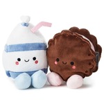 Hallmark Better Together Magnetic Plush - Milk and Cookie
