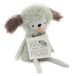 Hallmark Gifts - MopTops - Shaggy Dog Plush with You Make Me Proud Board Book