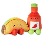 Hallmark Better Together Magnetic Plush - Taco and Hot Sauce - Large