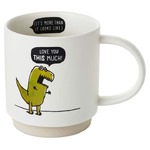 Hallmark Gifts - T-Rex Love You This Much Funny Mug