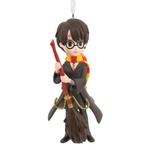 Hallmark Resin Hanging Ornament - Harry Potter with Broom