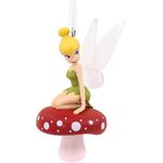 Hallmark Resin Hanging Ornament - Disney Tinker Bell on Mushroom