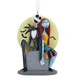 Hallmark Resin Hanging Ornament - Disney Nightmare Before Christmas Jack and Sally on Tombstone