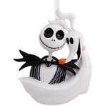 Hallmark Resin Hanging Ornament - Disney Nightmare Before Christmas Jack Skellington and Zero