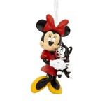 Hallmark Resin Hanging Ornament - Disney D100 Minnie Holding Kitten