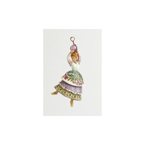 Heartwood Creek Hanging Ornament Collection - Nine Ladies Dancing Hanging Ornament