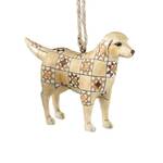 Jim Shore Heartwood Creek - Golden Retriever with Quilt Pattern Hanging Ornament