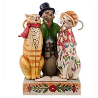 Jim Shore Heartwood Creek - Three Caroling Cats