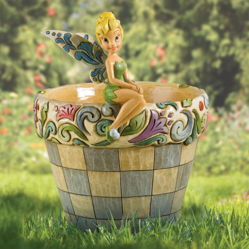 Jim Shore Disney Traditions - Tinkerbell Flower Pot