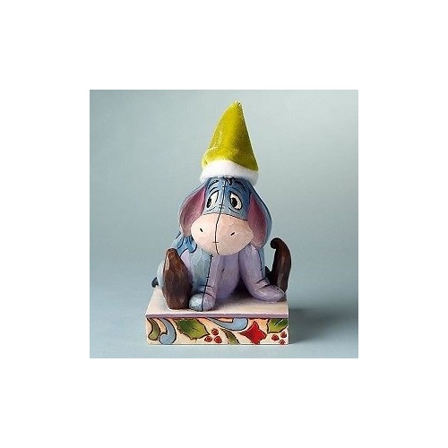 Jim Shore Disney Traditions - Eeyore with felt hat Figurine