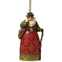 Heartwood Creek Santas around the World - Irish Santa Hanging Ornament