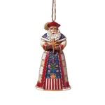 Jim Shore Heartwood Creek Christmas Around the World - Polish Santa Hanging Ornament