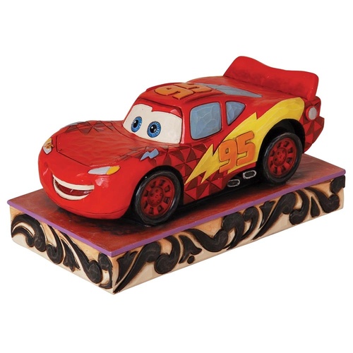 Jim Shore Disney Traditions - Lightning McQueen from Cars  Ka-Chow Figurine