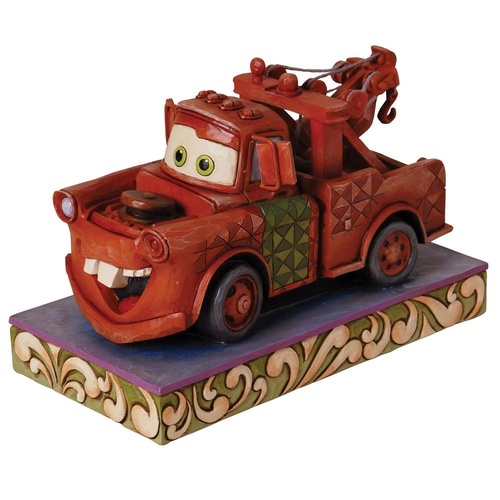 Jim Shore Disney Traditions - Mater from Cars Git-R-Done Figurine