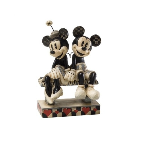 Jim Shore Disney Traditions - Mickey and Minnie Date Night Figurine