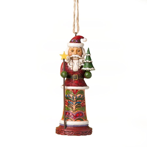 Heartwood Creek Hanging Ornament Collection - Santa Nutcracker