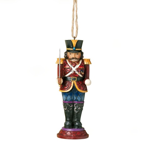 Heartwood Creek Christmas Collection Soldier Nutcracker Hanging Ornament