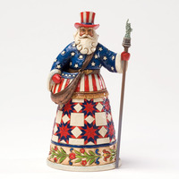 Heartwood Creek Santa around the World Collection - American Santa