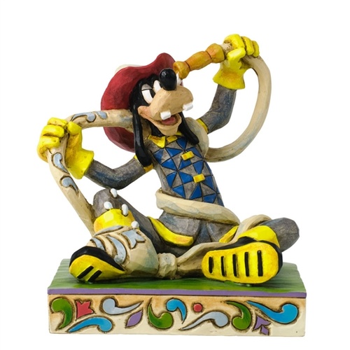 Jim Shore Disney Traditions - Goofy Hero of our Hearts Fireman Figurine