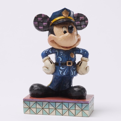 Jim Shore Disney Traditions - Mickey Mouse Officer Friendly Policeman Figurine