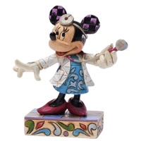 UNBOXED - Jim Shore Disney Traditions - Minnie Mouse - Doctor Minnie Personality Pose