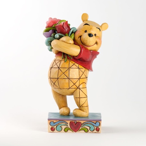 Jim Shore Disney Traditions - Winnie the Pooh Friendship Bouquet Figurine