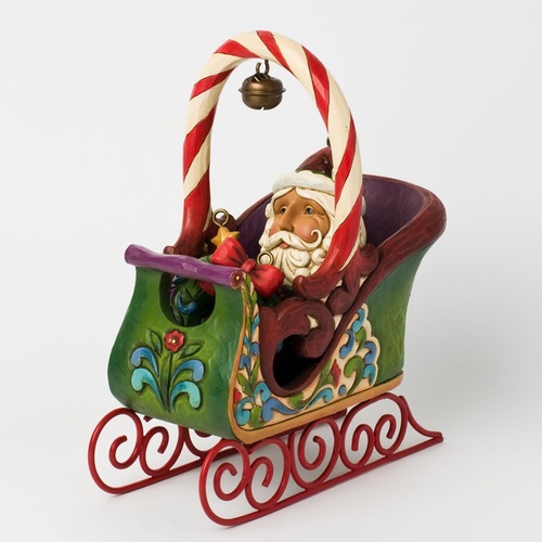 Heartwood Creek Santa Collection Jingle all the way - 5 piece Christmas sleigh set