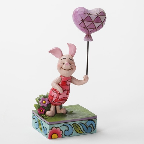 Jim Shore Disney Traditions - Piglet Heart on a string Winnie the Pooh Figurine