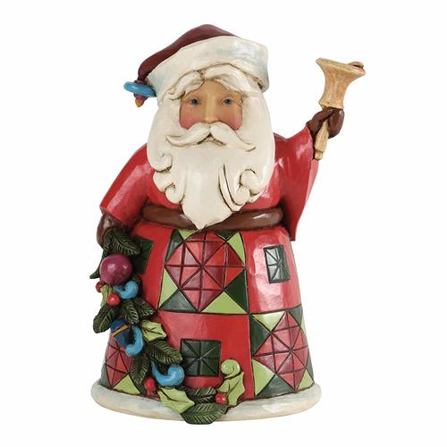 Heartwood Creek Santa Collection - Pint Size Santa With Bell