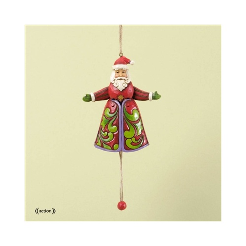 Heartwood Creek Hanging ornament collection - Santa pull string