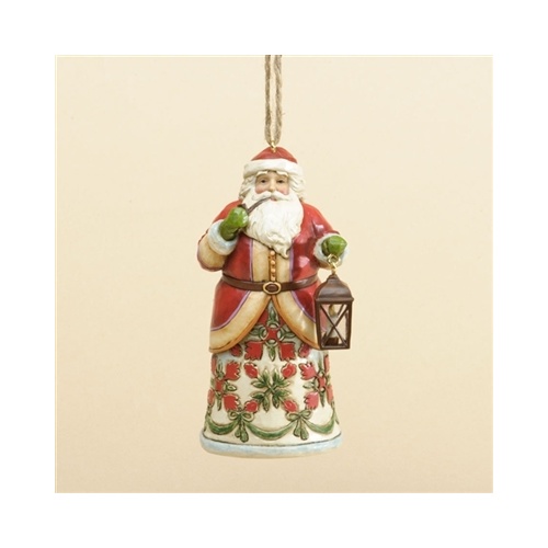 Heartwood Creek Hanging ornament collection - Colonial Williamsburg Virginia demask Santa